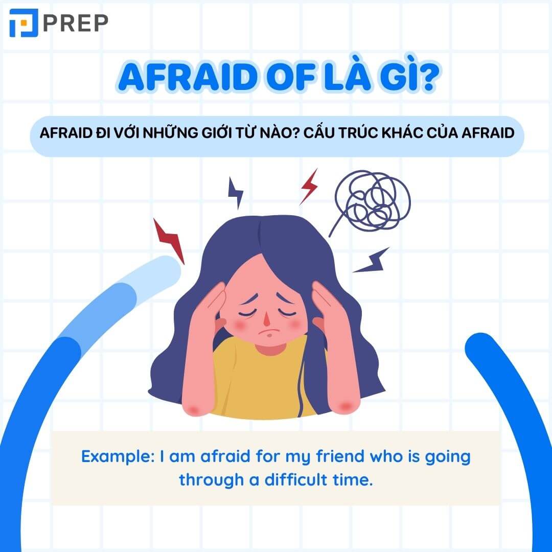 Cấu trúc Afraid of là gì? Kiến thức tiếng Anh chi tiết về Afraid of