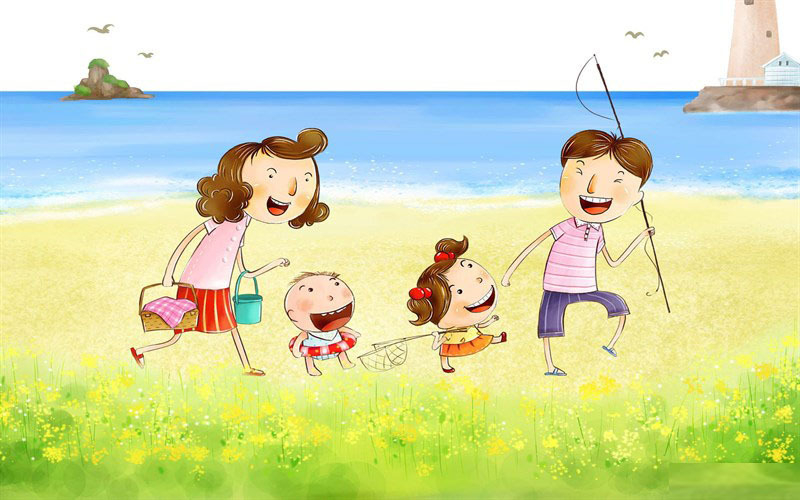 50+ hình ảnh gia đình hoạt hình hạnh phúc cute ngộ nghĩnh