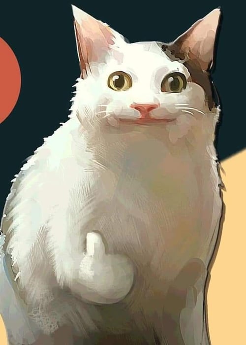Tổng hợp những hình ảnh meme vui vẻ giơ tay