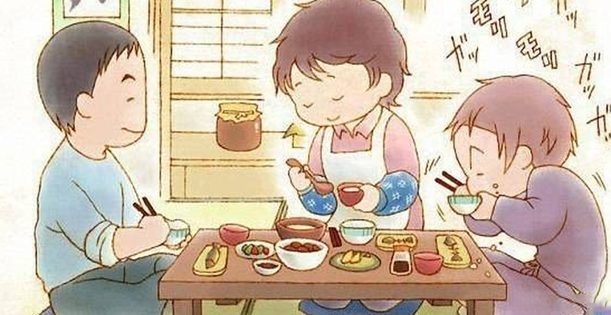 Tranh vẽ về gia đình đẹp