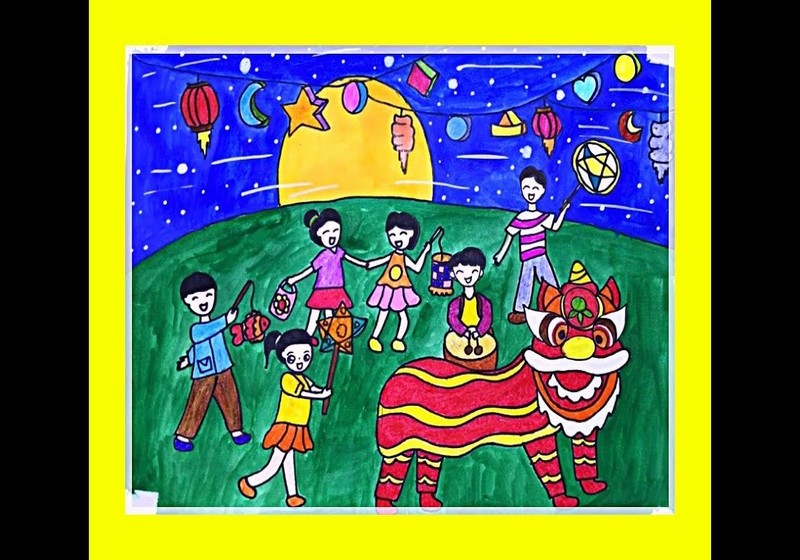 399+ Bộ ảnh Vẽ tranh Trung thu: Khắc họa vẻ đẹp văn hóa Việt Nam