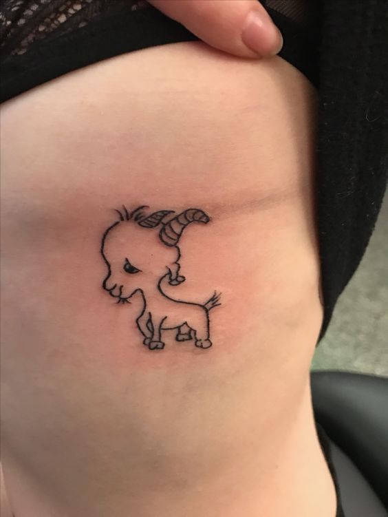 150 hình xăm con dê mini vừa đơn giản vừa đẹp - Genztattoo