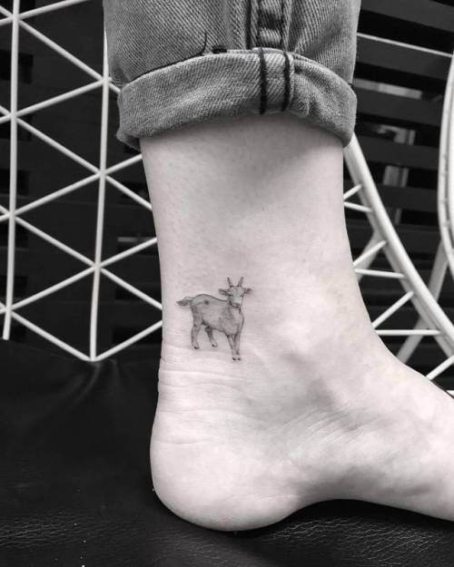 150 hình xăm con dê mini vừa đơn giản vừa đẹp - Genztattoo