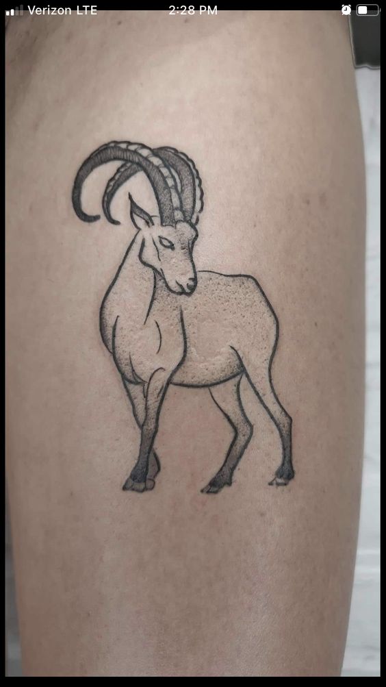 150 hình xăm con dê mini vừa đơn giản vừa đẹp - Genztattoo