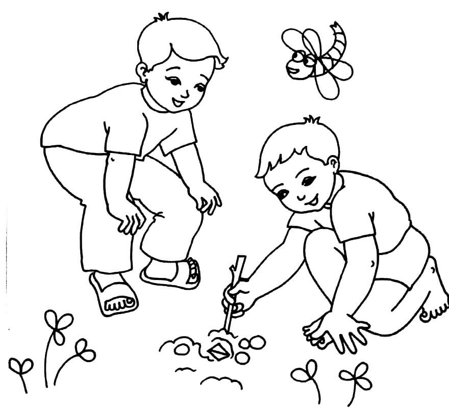 Tổng hợp các mẫu tranh tô màu Trò Chơi Dân Gian hay, thú vị nhất