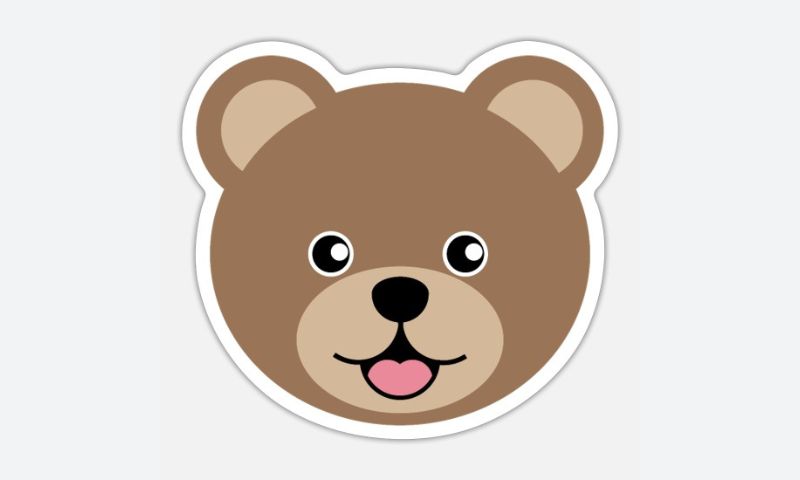 15 Mẫu sticker gấu béo cute dễ thương ấn tượng độc đáo 2024