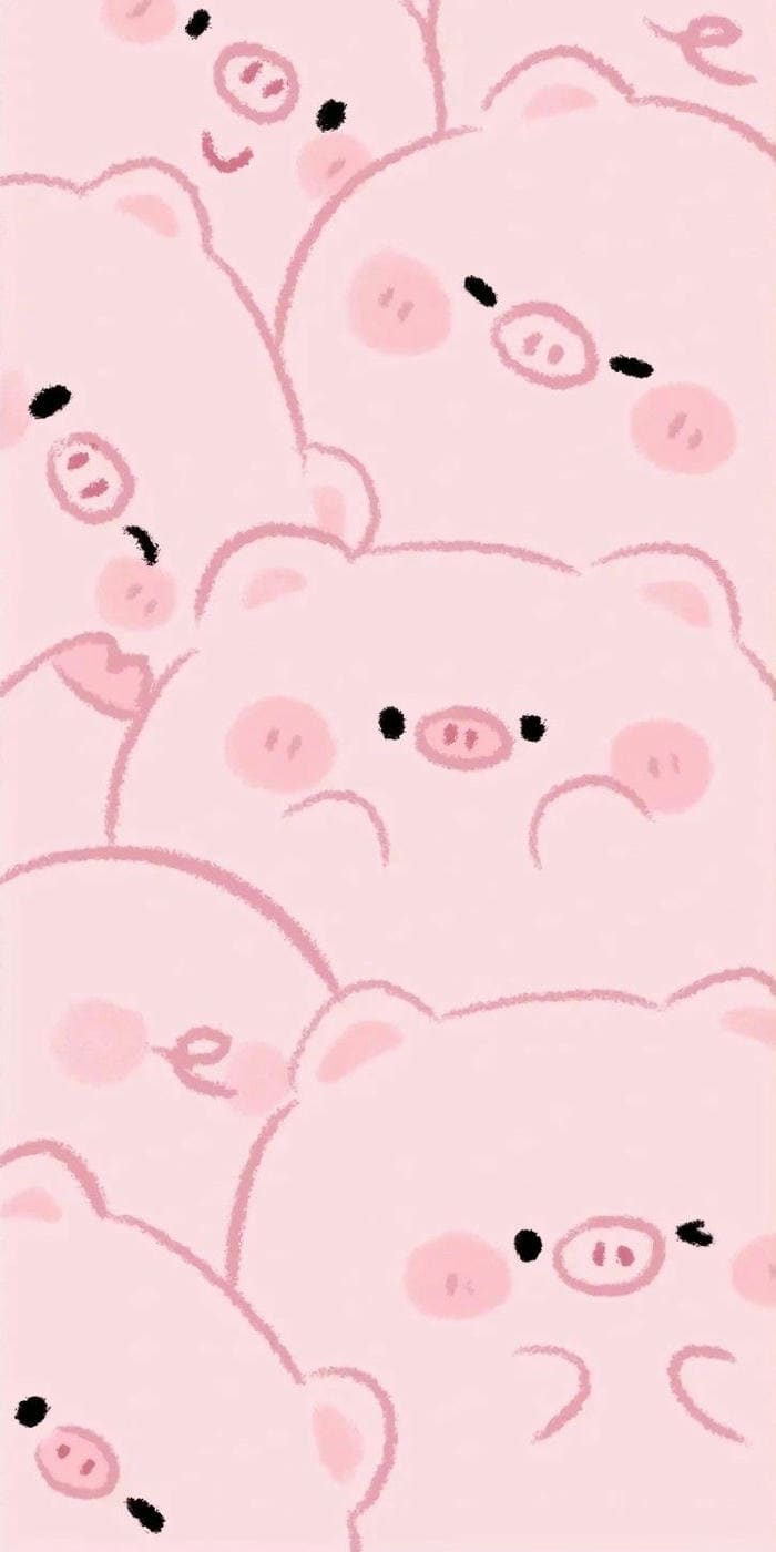 Gợi ý 89+ hình nền heo chibi màu hồng cute dễ thương