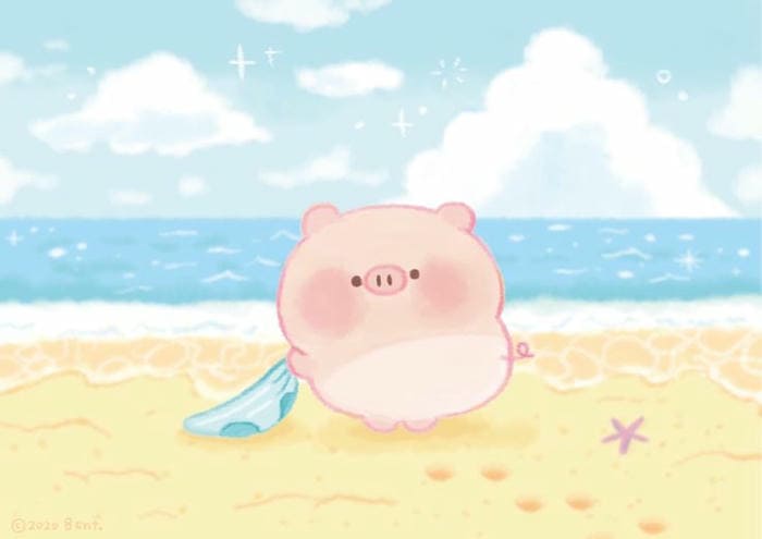 Gợi ý 89+ hình nền heo chibi màu hồng cute dễ thương