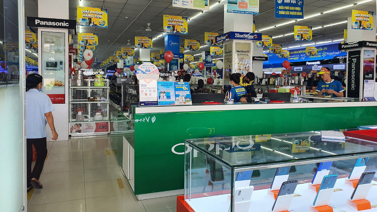SIÊU THỊ ĐIỆN MÁY - NỘI THẤT CHỢ LỚN TẠI 77 NGUYỄN THỊ THẬP, KP4, P10, TP.MỸ THO, TIỀN GIANG
