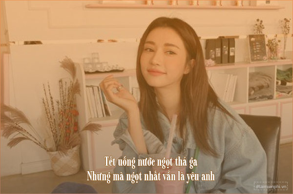 STT thả thính bằng đồ uống, trà sữa, trà đào, nước ngọt