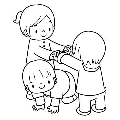 Tổng hợp các mẫu tranh tô màu Trò Chơi Dân Gian hay, thú vị nhất