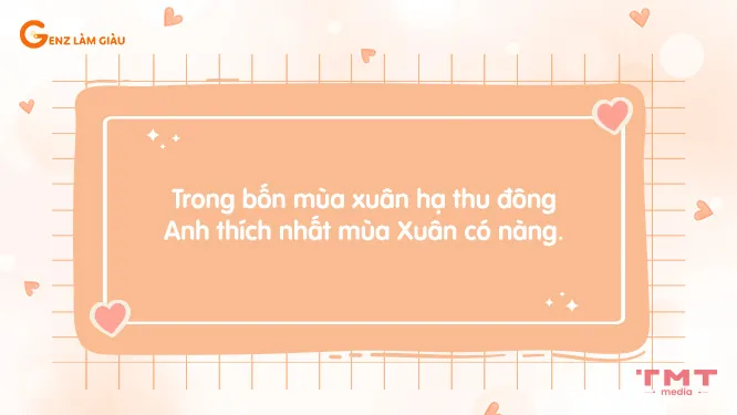 91+ Câu thả thính tên Xuân hay, hài hước, ý nghĩa, ngọt ngào