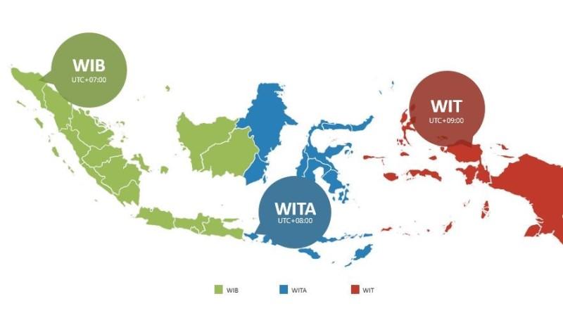 Múi giờ Indonesia – Chênh Lệch Múi Giờ Việt Nam So Với Indonesia