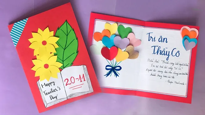 101 bức tranh 20/11 vẽ thầy cô giáo và mái trường đơn giản đẹp nhất