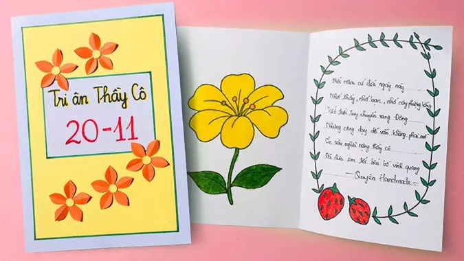 101 bức tranh 20/11 vẽ thầy cô giáo và mái trường đơn giản đẹp nhất