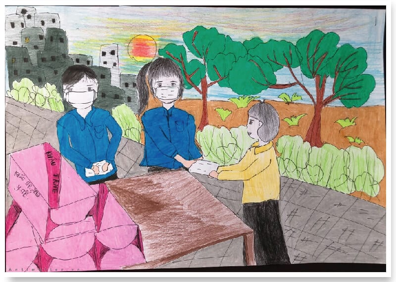 111 Tranh vẽ đoàn thanh niên cộng sản Hồ Chí Minh đẹp ý nghĩa