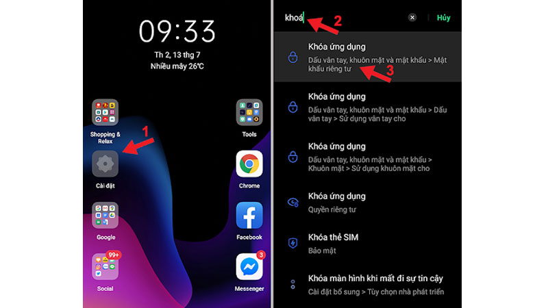 Cách ẩn ứng dụng trên OPPO bảo vệ sự riêng tư cho bạn