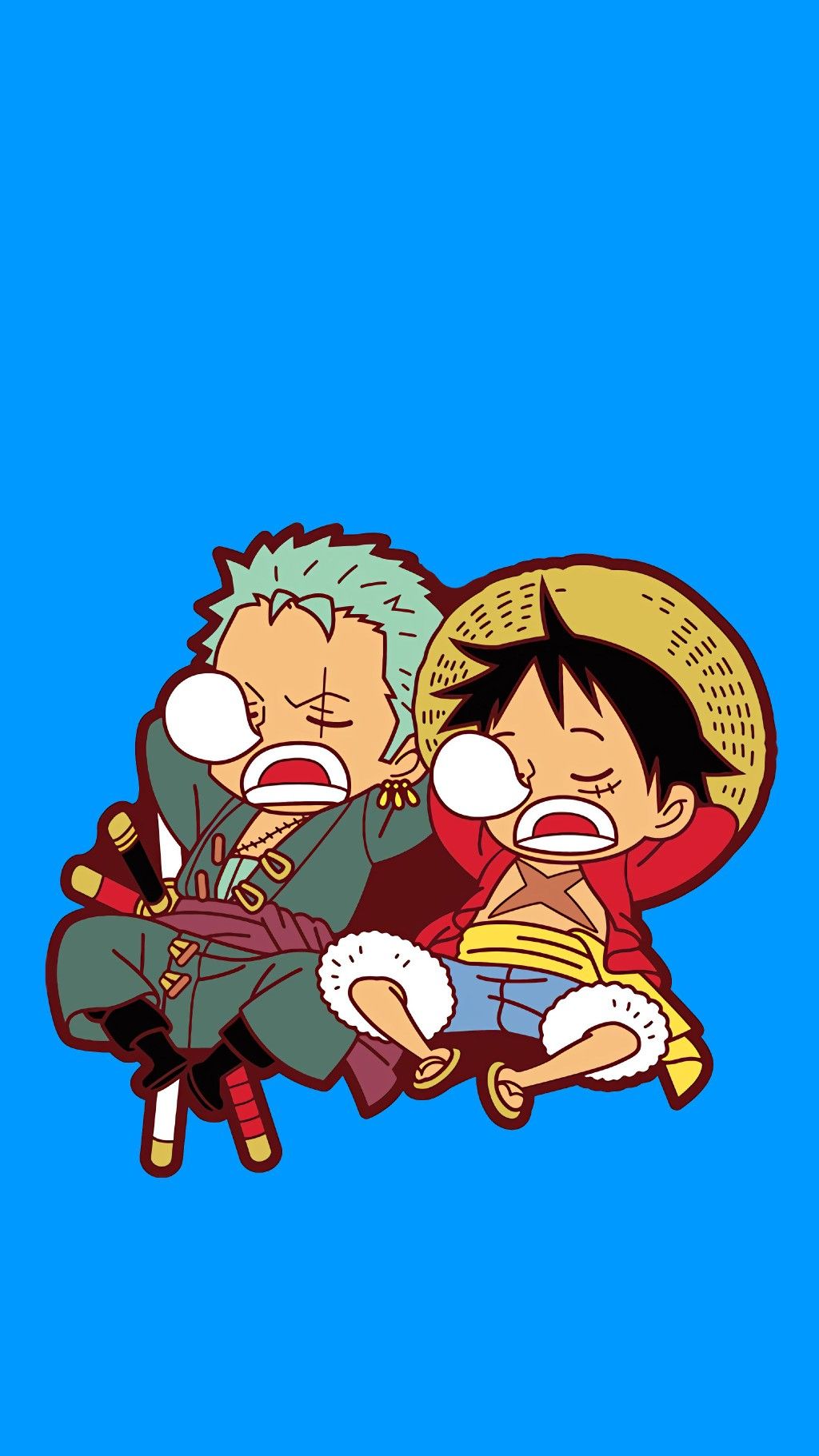 Luffy chibi ngầu - Bức tranh đẹp lung linh