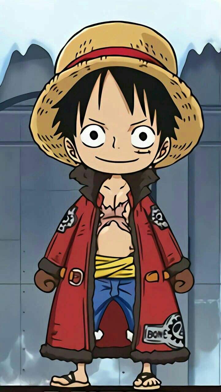Luffy chibi ngầu - Bức tranh đẹp lung linh