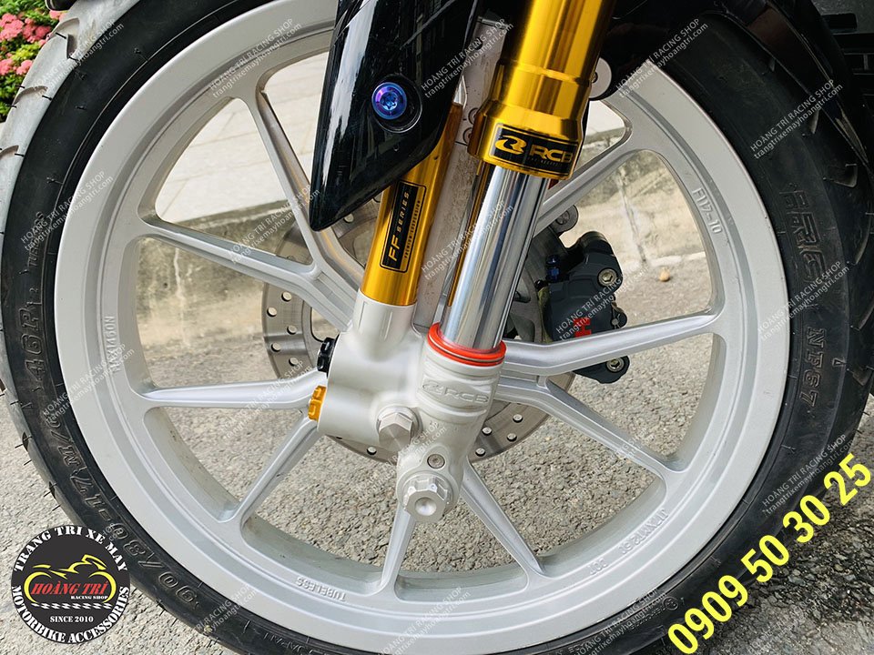 Phuộc Upside Down chính hãng Racing Boy cho xe Exciter 150