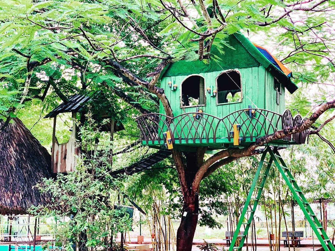Cuối tuần quẩy tung khu du lịch ven sông Bình Mỹ ở Sài Gòn