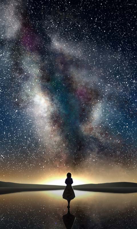 50+ Anime Galaxy huyền ảo