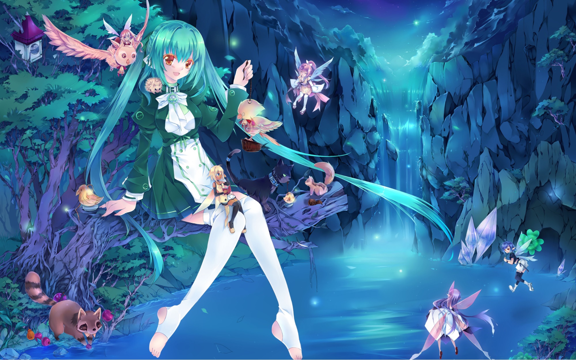 99+ hình ảnh anime nữ tóc xanh dương cute, lạnh lùng