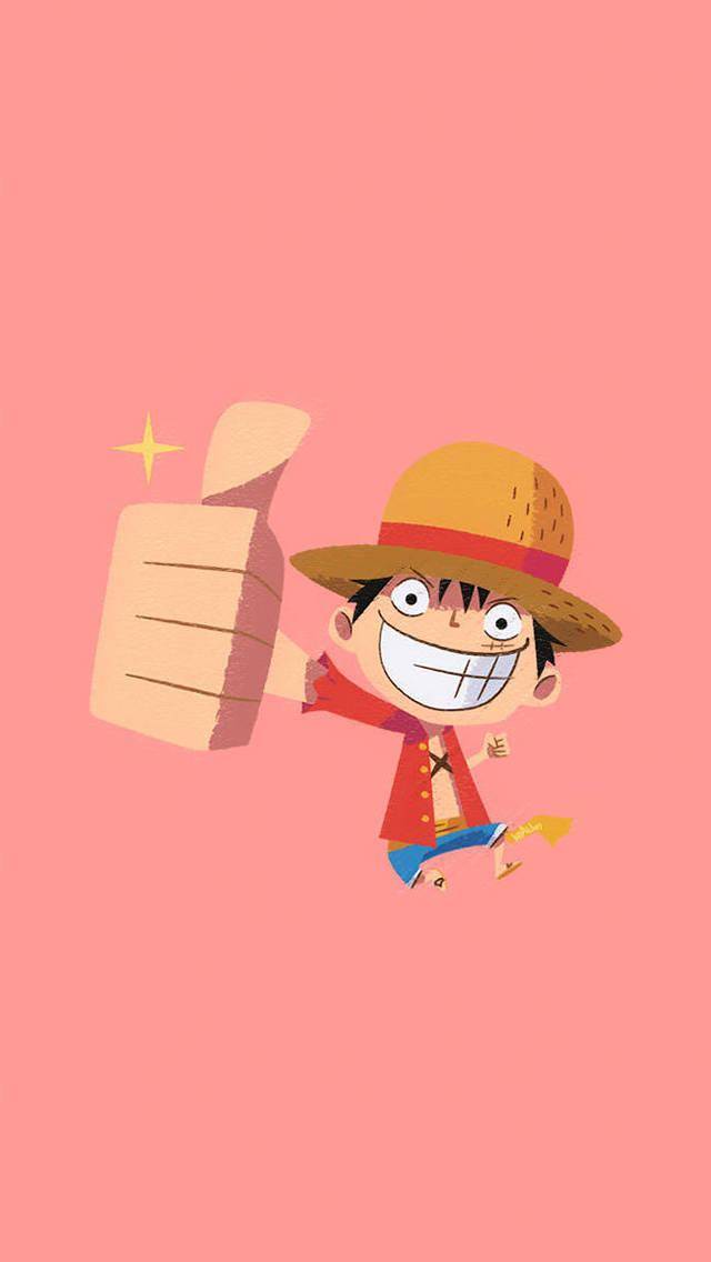 Luffy chibi ngầu - Bức tranh đẹp lung linh