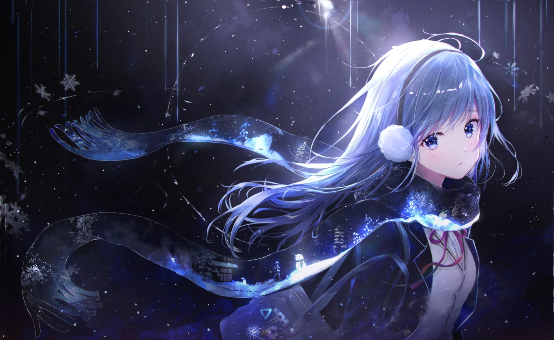 99+ hình ảnh anime nữ tóc xanh dương cute, lạnh lùng