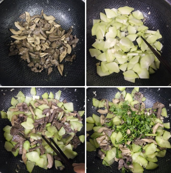 Cách làm su su xào tim cật ngon cho bữa cơm