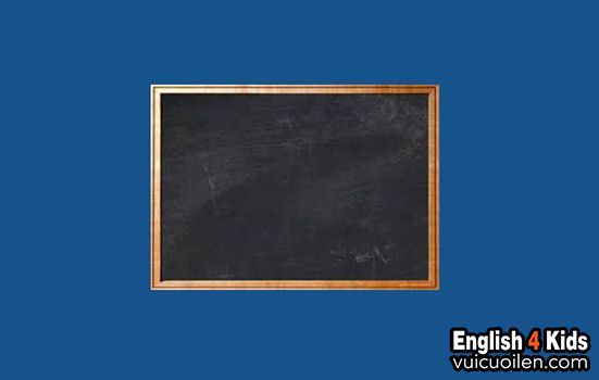 Cái bảng đen tiếng anh là gì và đọc như thế nào cho đúng