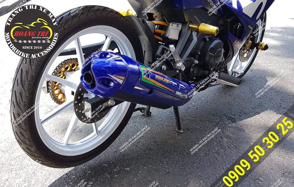 Pô tăng Uma Racing V3 chính hãng lắp Exciter 150