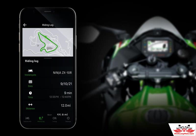 Kawasaki Ninja ZX10R giá bao nhiêu? Động cơ nâng cấp hơn 200 mã lực