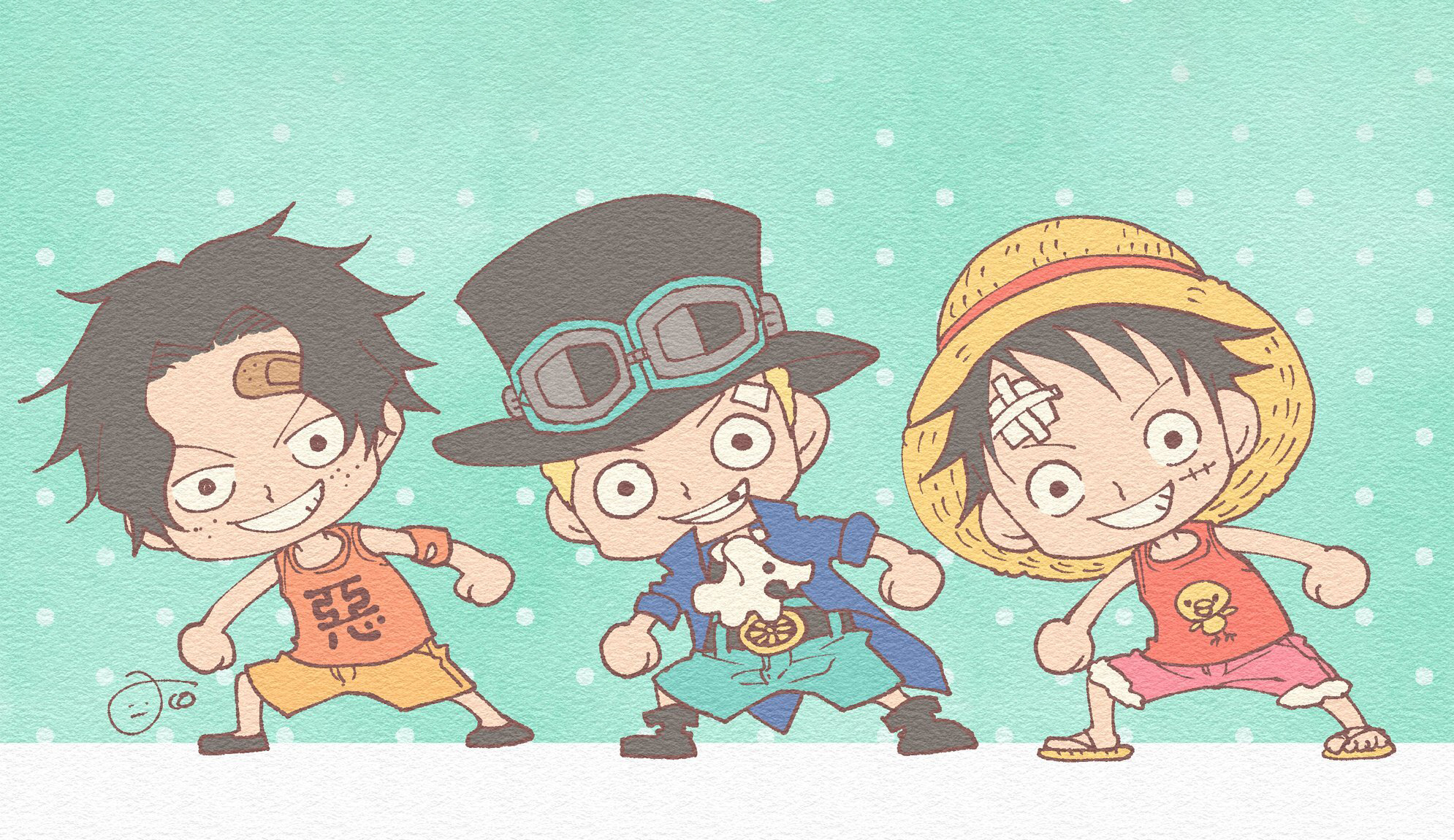 Luffy chibi ngầu - Bức tranh đẹp lung linh