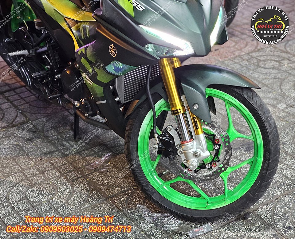 Phuộc Upside Down chính hãng Racing Boy cho xe Exciter 150