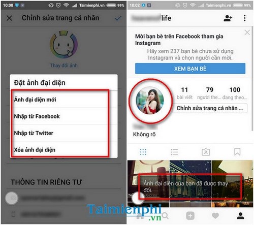 Thay đổi ảnh đại diện trên Instagram cho điện thoại iPhone và Android: Một cách tuyệt vời để tỏa sáng!