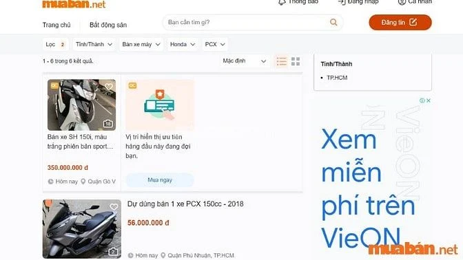 Mua Bán Xe PCX Cũ Giá Rẻ, Chính Chủ T6/2024
