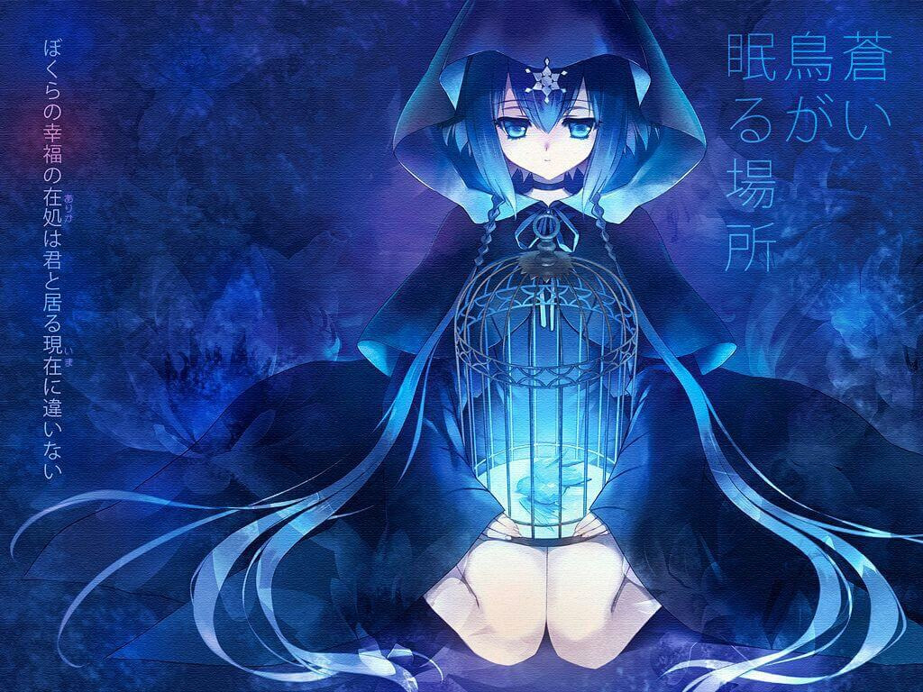 99+ hình ảnh anime nữ tóc xanh dương cute, lạnh lùng