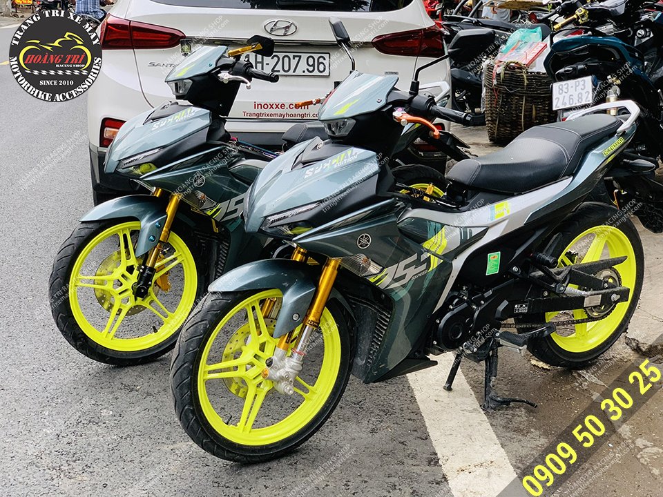 Phuộc Upside Down chính hãng Racing Boy cho xe Exciter 150