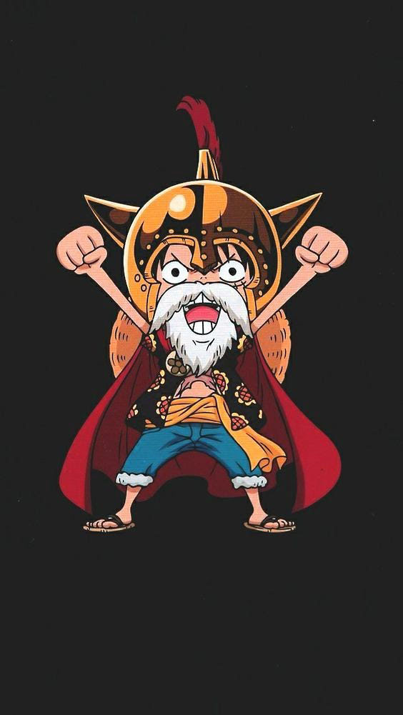 Luffy chibi ngầu - Bức tranh đẹp lung linh