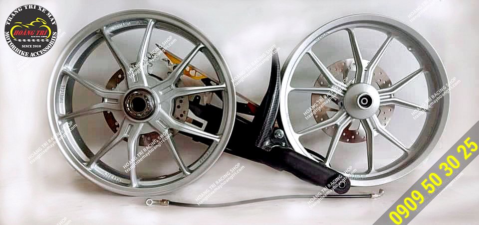 Trọn bộ gấp đơn X1R độ cho Exciter 150