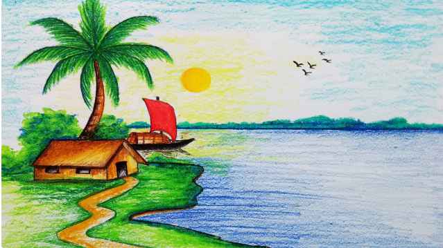 Những chủ đề vẽ tranh phong cảnh quê hương phổ biến hiện nay.