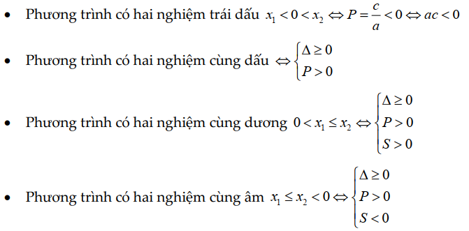 Các dạng bài hệ thức Viet (Có kèm ví dụ cụ thể)