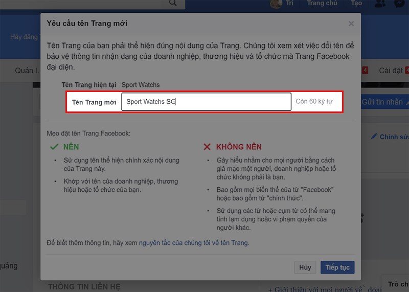Cách đổi tên fanpage Facebook và lợi ích khi đổi tên fanpage Facebook