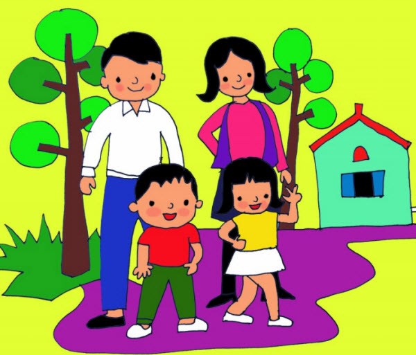 Tác phẩm tranh về gia đình đẹp nhất