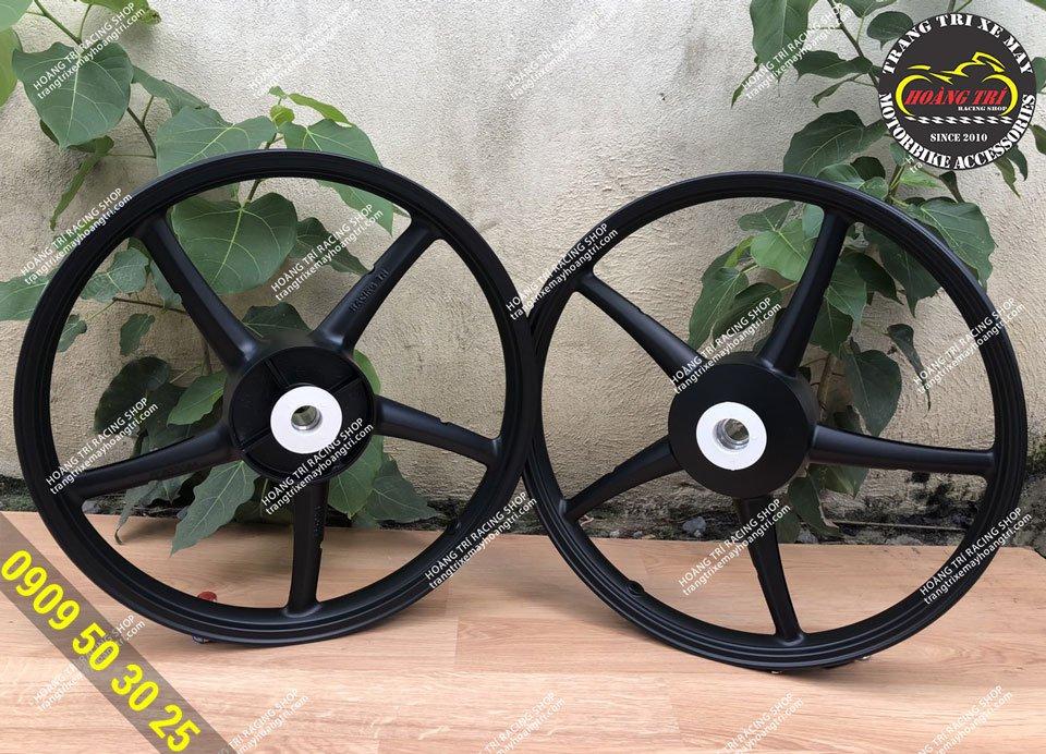 Mâm độ xe Wave thắng đùm - mâm kiểu 5 cây