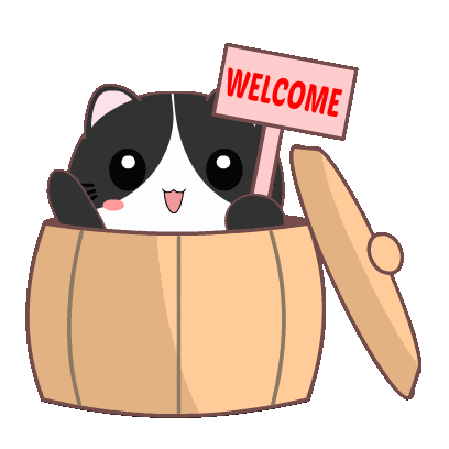 Ảnh động Welcome đẹp mắt