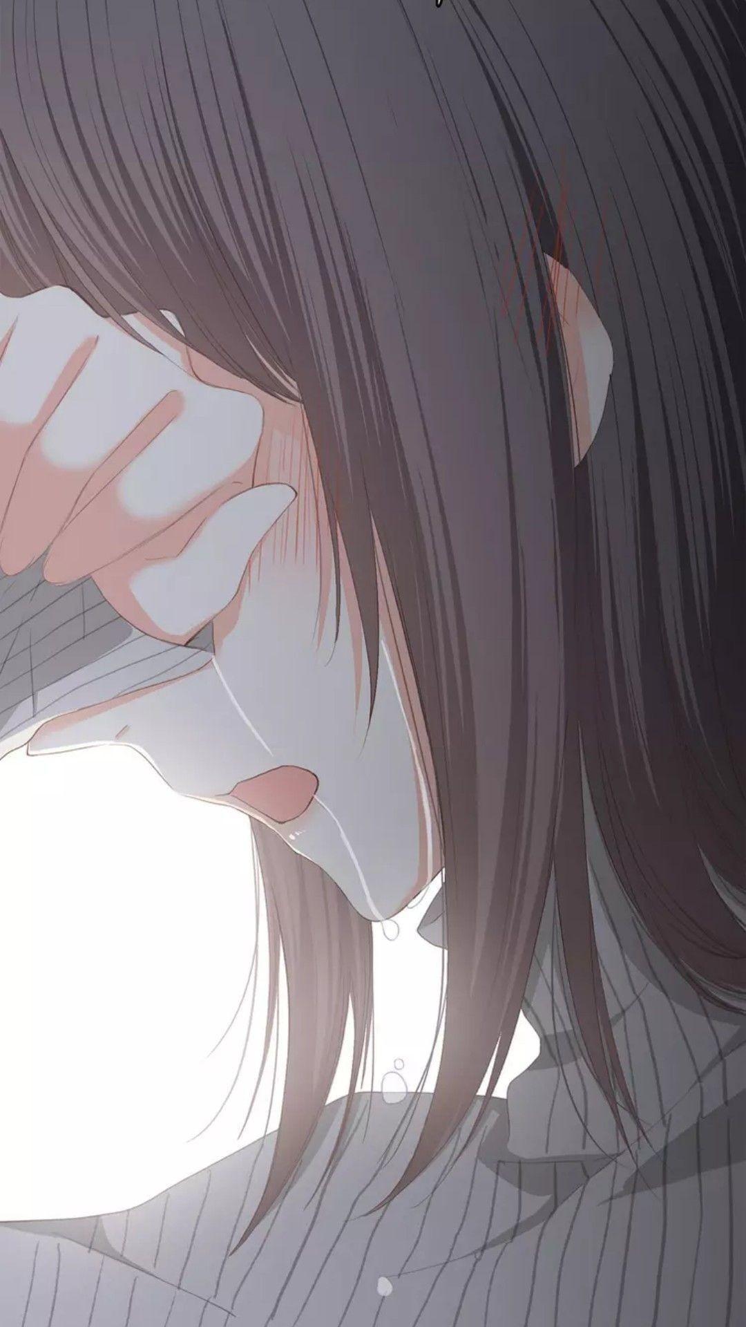 Ảnh anime khóc thầm đẹp nhất