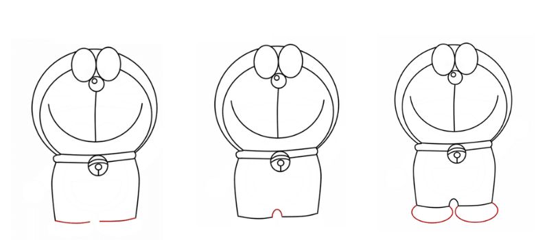 6 cách dạy bé vẽ Doraemon siêu dễ thương và cực đơn giản