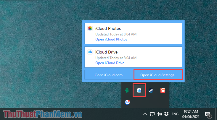 Xác định dung lượng iCloud